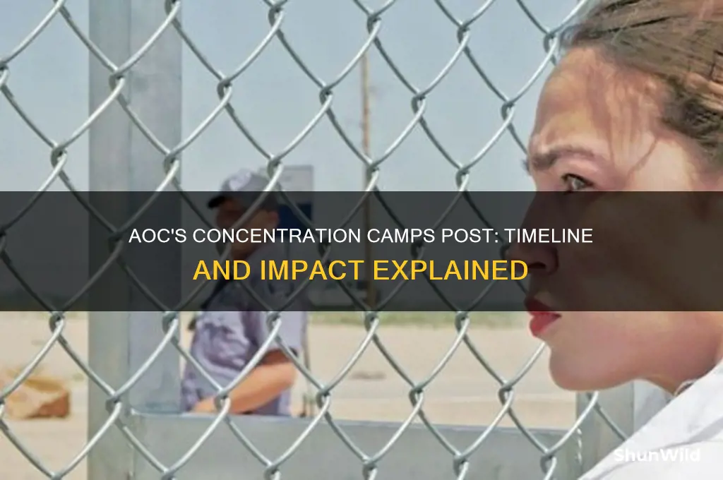 when did aoc post about the concentration camps