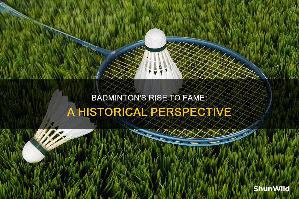 when did badminton become popular