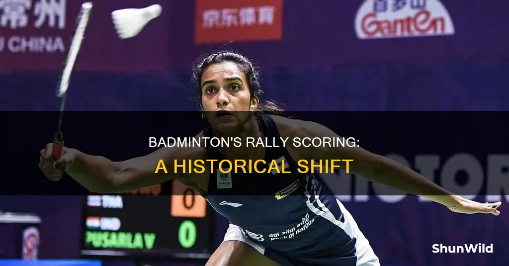 when did badminton go rally scoring