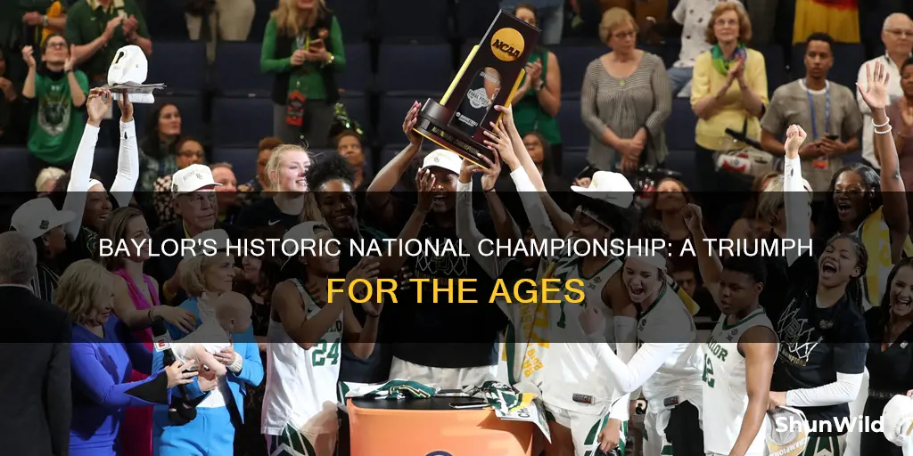 when did baylor basketball win the national championship