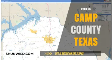 Exploring the Rich History of Camp County, Texas: A Timeline