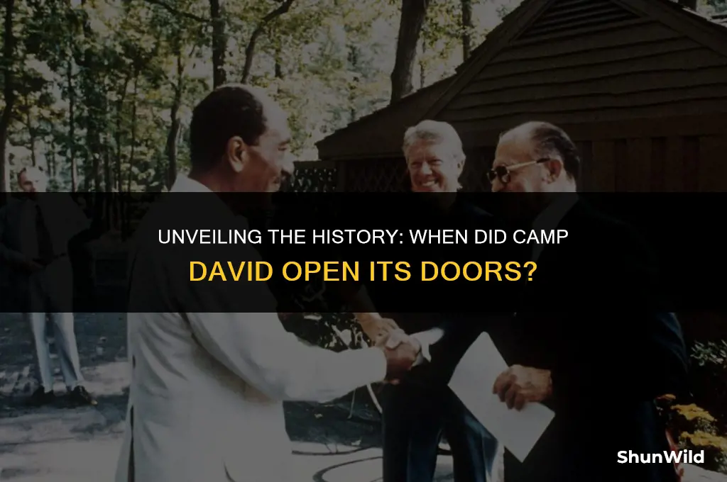 when did camp david open