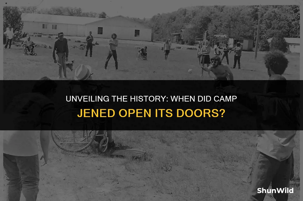 when did camp jened open