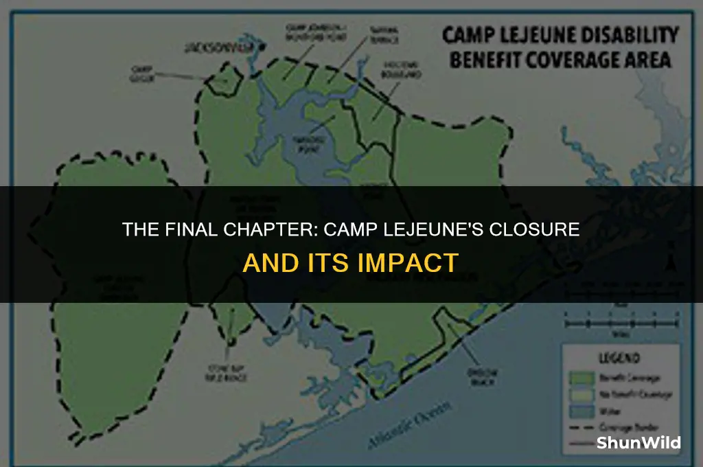 when did camp lejeune close