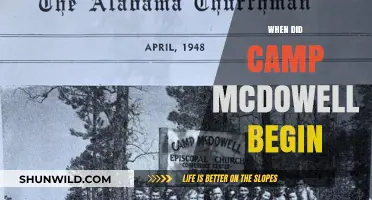 Unveiling the Origins: A Historical Journey of Camp McDowell's Beginnings