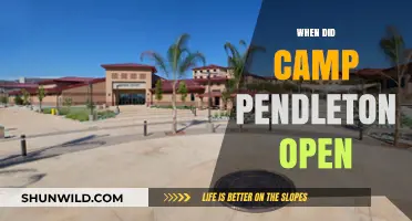 Unveiling the History: Camp Pendleton's Opening and Evolution