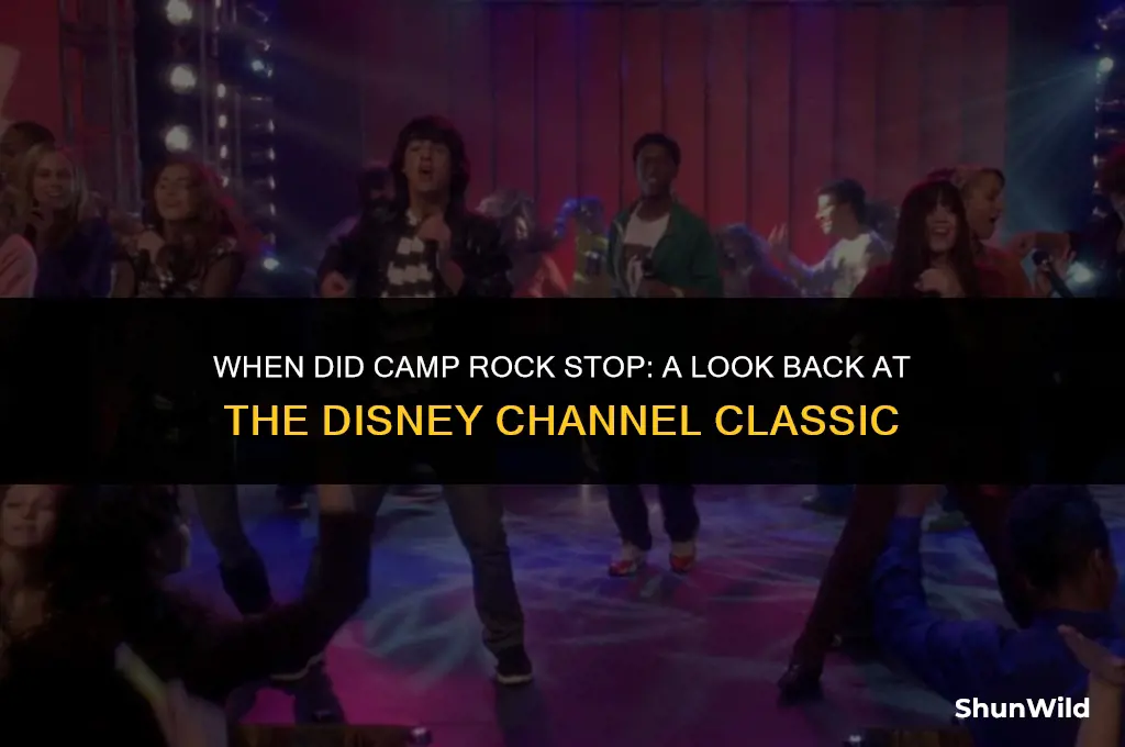 when did camp rock stop