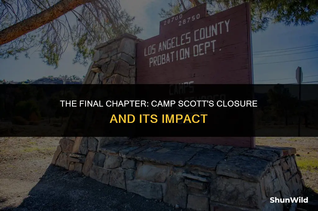 when did camp scott close