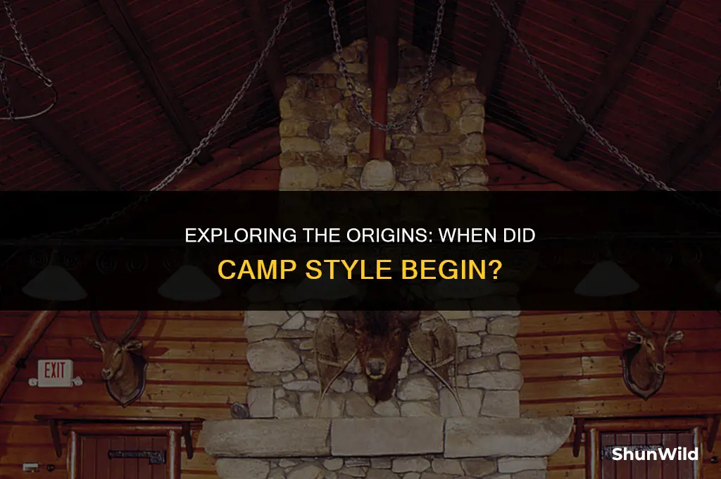 when did camp style start