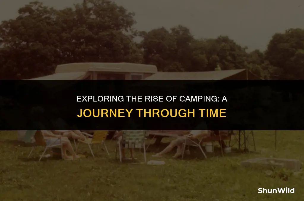 when did camping become popular