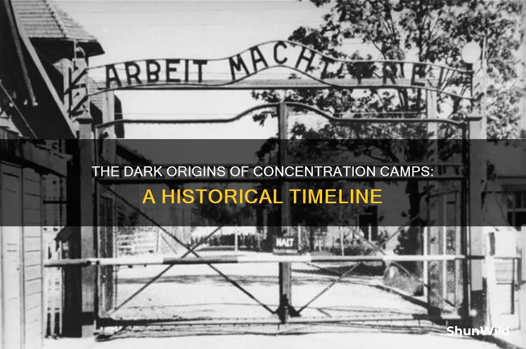 when did concentration camps became a thing