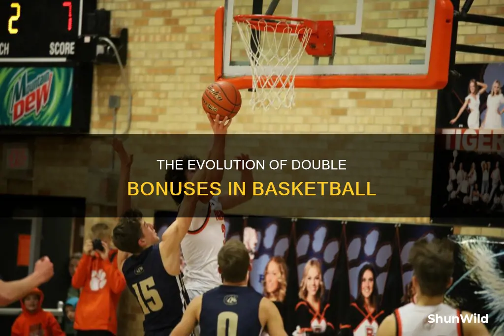 when did double bonus in basketball start