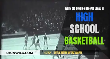 High School Basketball's Dunking Legalization: A Historical Perspective