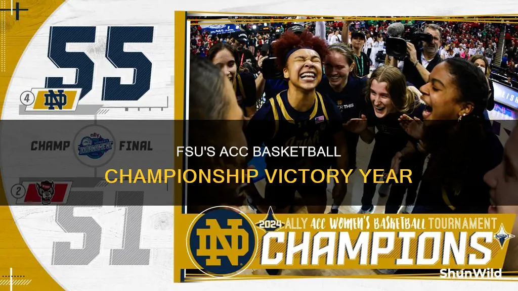 when did fsu win the acc basketball championship