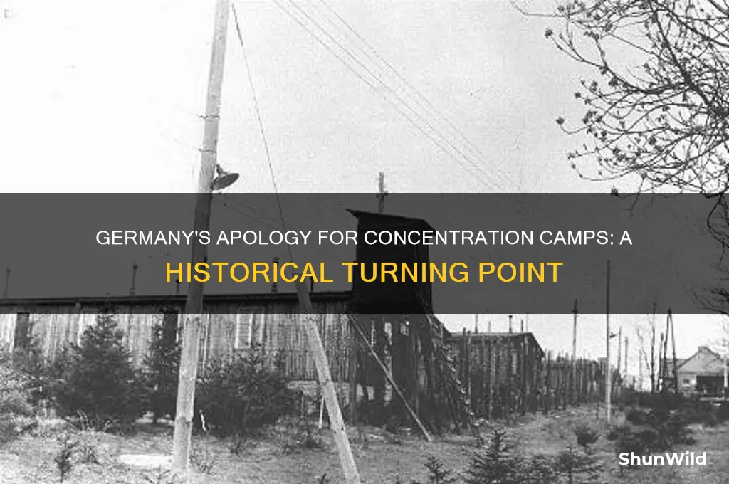 when did germany apologize for concentration camp