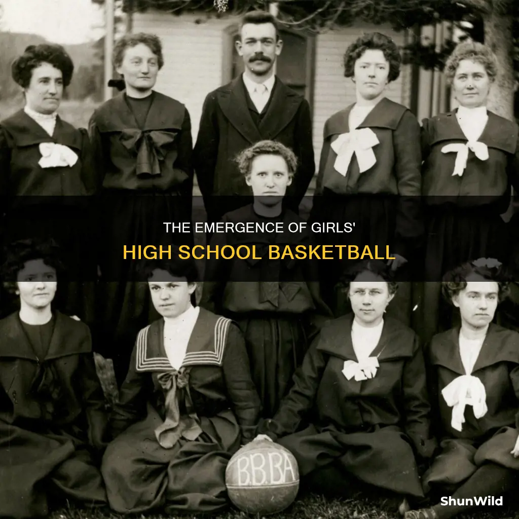 when did girls high school basketball start
