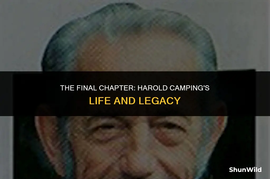 when did harold camping die