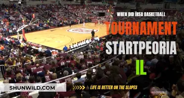 The Early Days of IHSA Basketball Tournament in Peoria