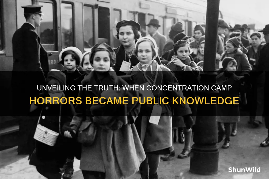 when did information about concentration camps become public