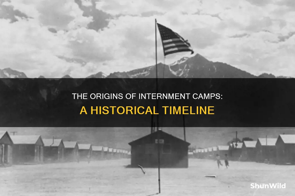 when did internment camps start