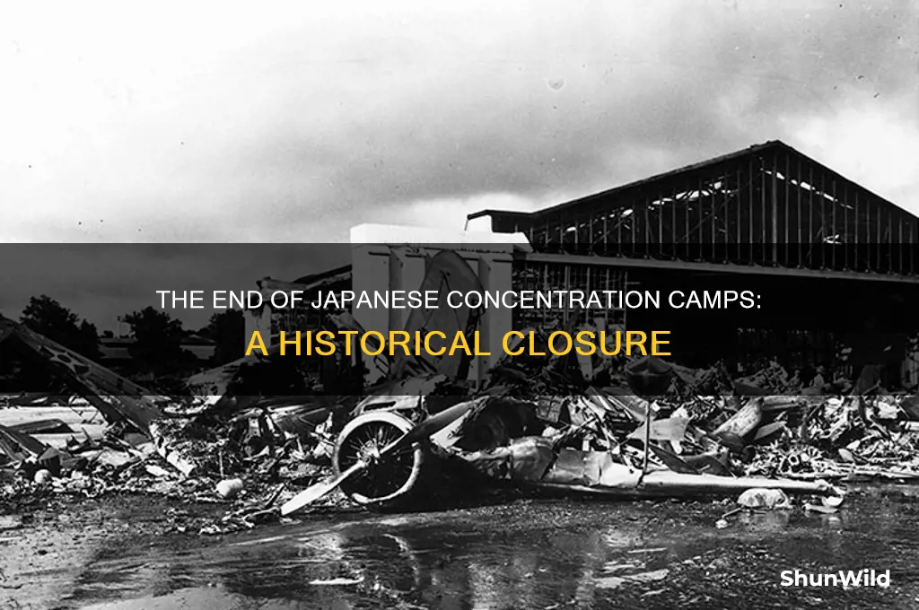 when did japanese concentration camps end