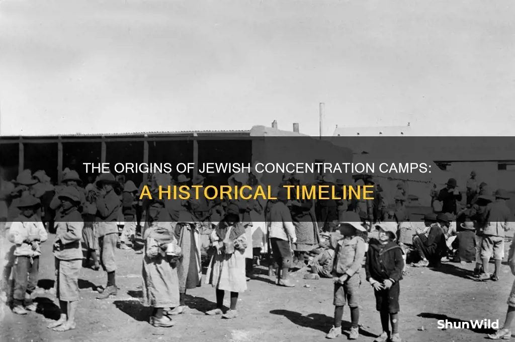 when did jewish concentration camps start