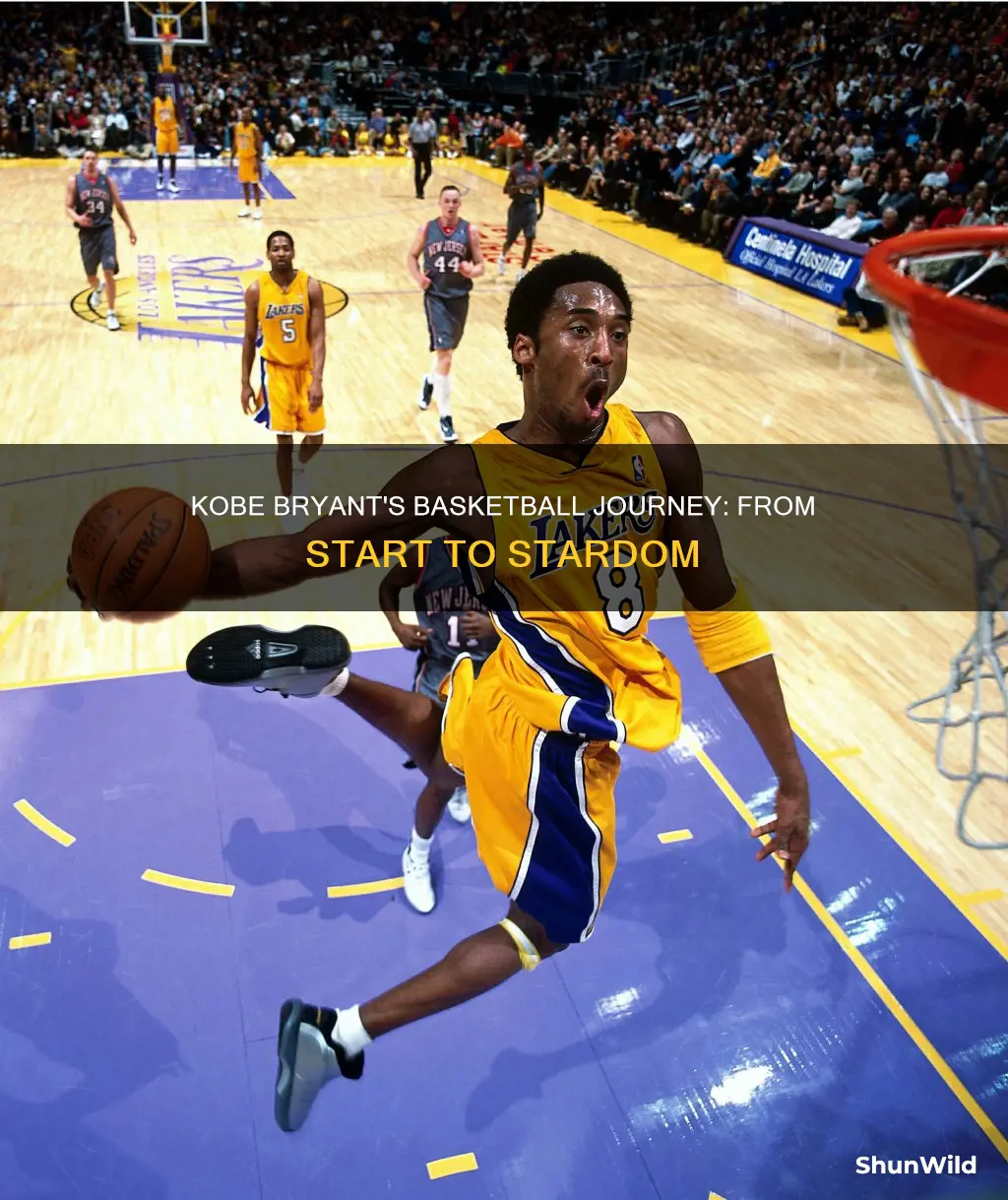 when did kobe bryant start basketball