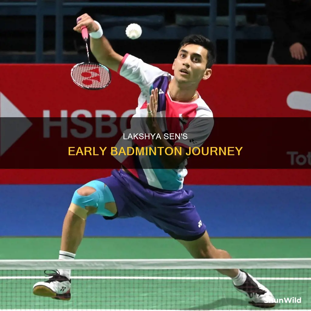when did lakshya sen started playing badminton