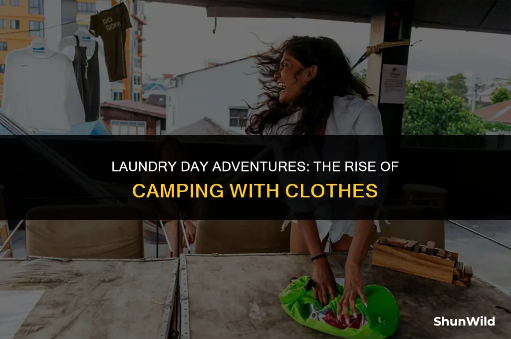 when did laundries go camping