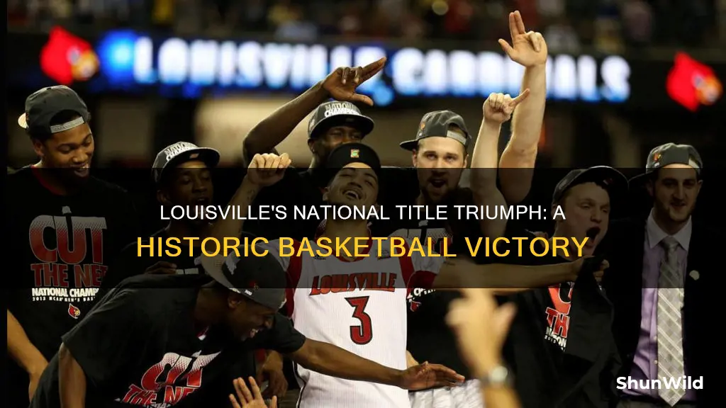 when did louisville win the national championship in basketball