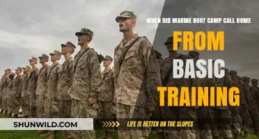 When Can Recruits Call Home During Marine Boot Camp Training?
