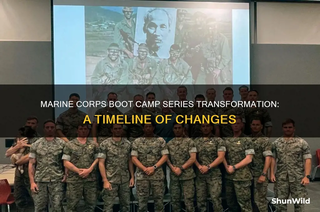when did marine corps boot camp series change