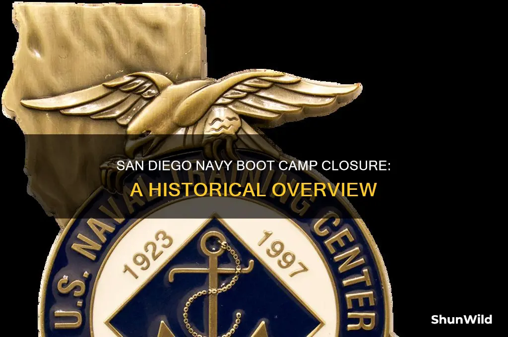 when did navy boot camp in san diego close