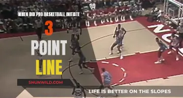 The Evolution of the 3-Point Line in Pro Basketball