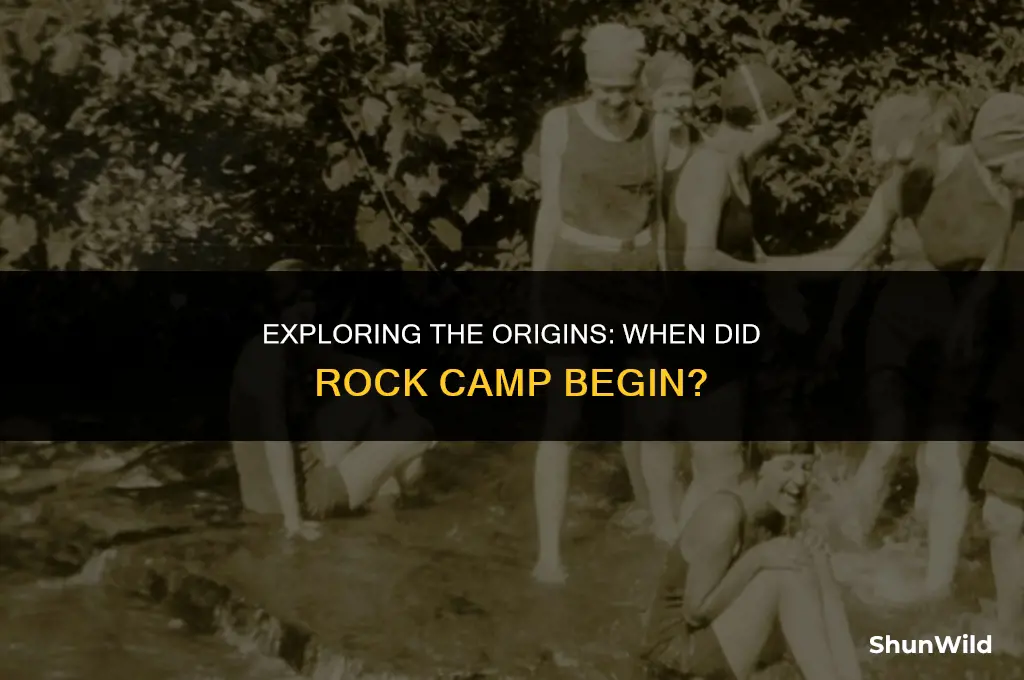 when did rock camp start