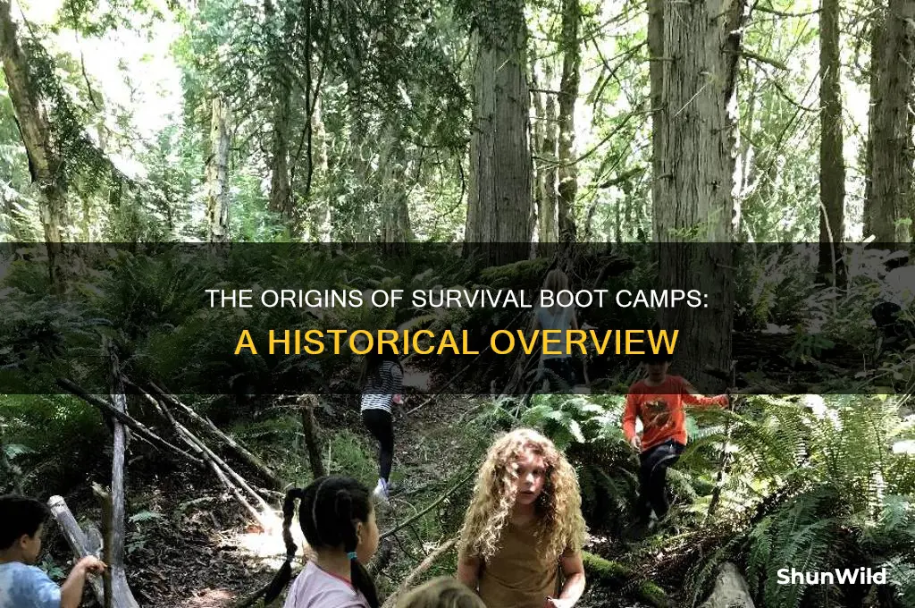 when did survival boot camps initially appear
