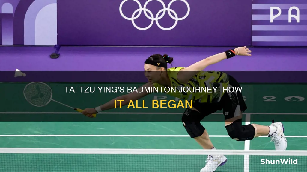 when did tai tzu ying start playing badminton