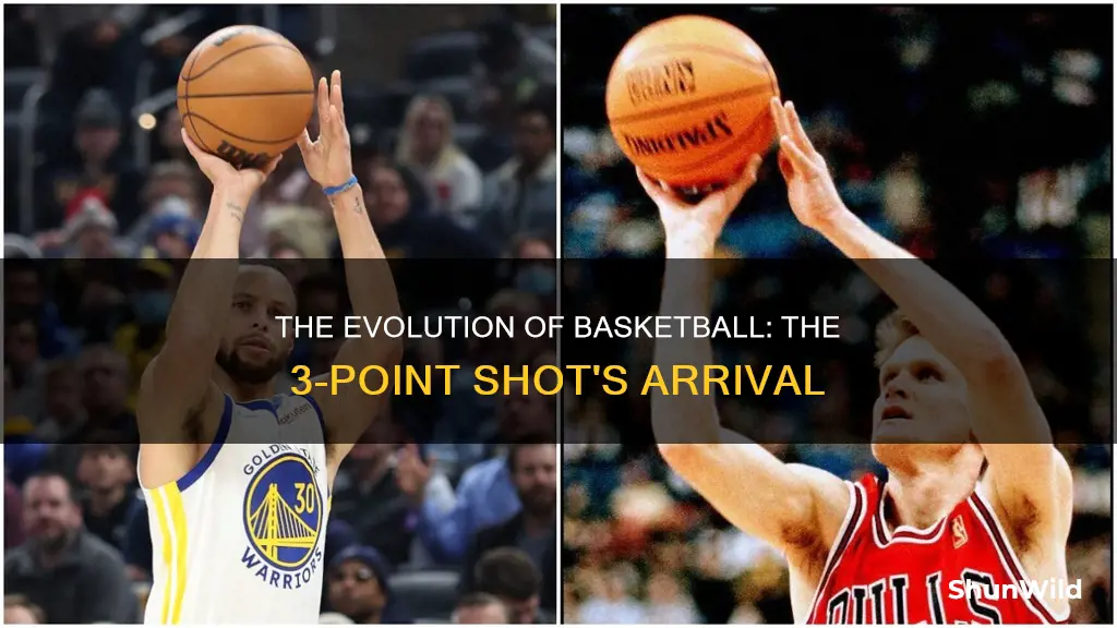 when did the 3pt shot start in basketball