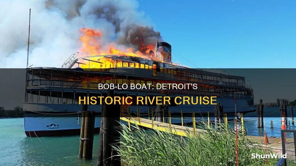 when did the bob-lo boat first go out in detroit