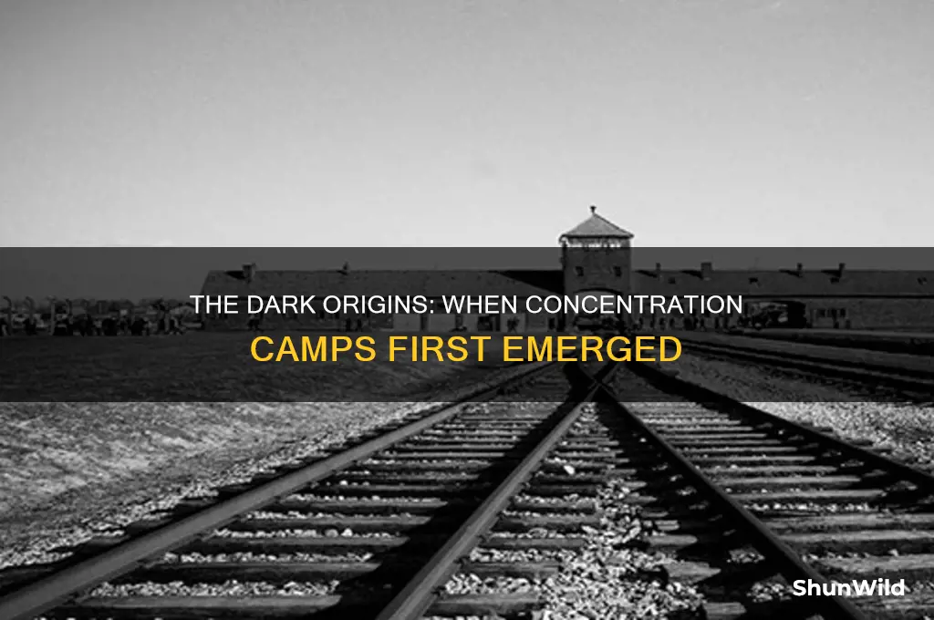 when did the concentration camp start