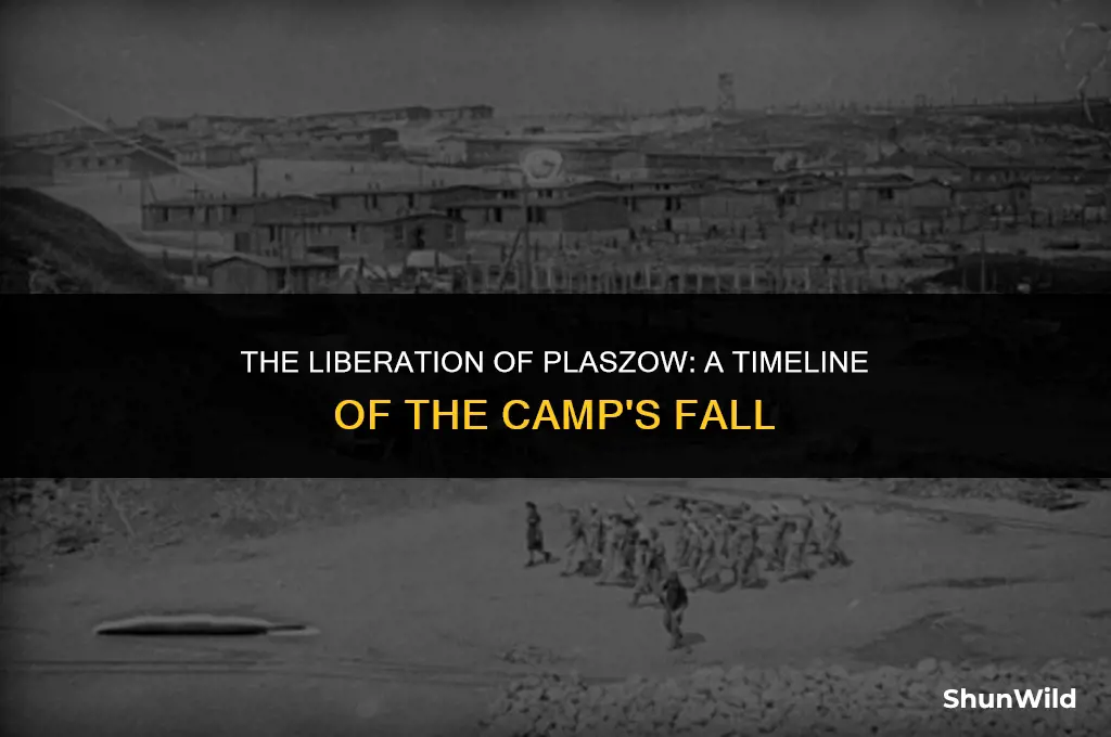 when did theplaszów camp fall