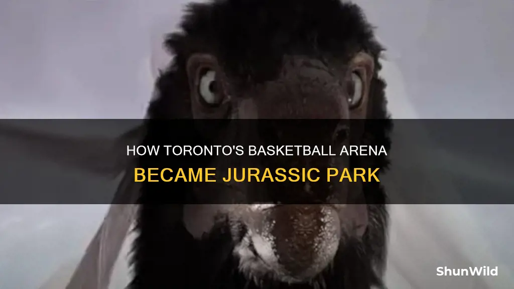 when did they start calling toronto basketball arena jurassic park