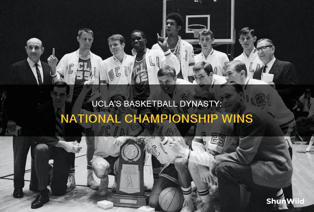 when did ucla win the national championship in basketball