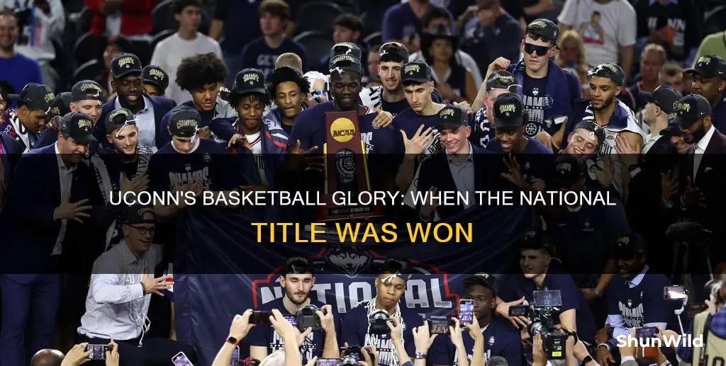 when did uconn win the national championship basketball