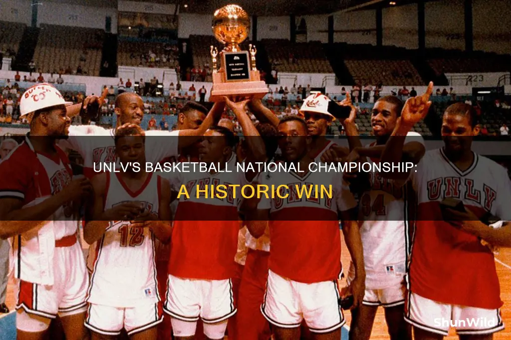 when did unlv win the basketball national championship