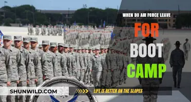 When Do Air Force Recruits Depart for Basic Training Boot Camp?