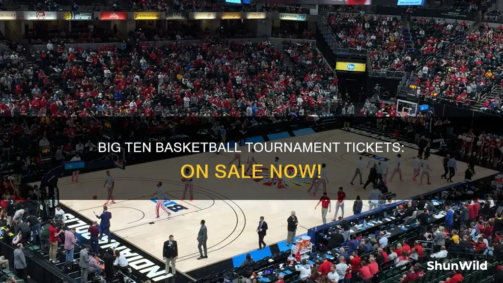 when do big ten basketball tournament tickets go on sale