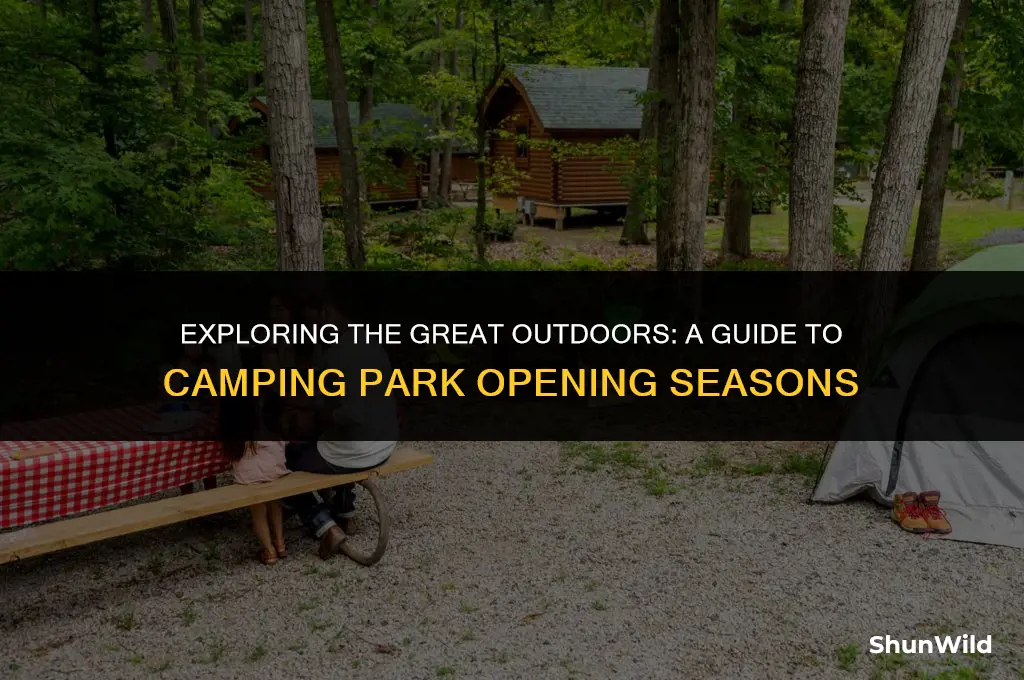 when do camping parks open