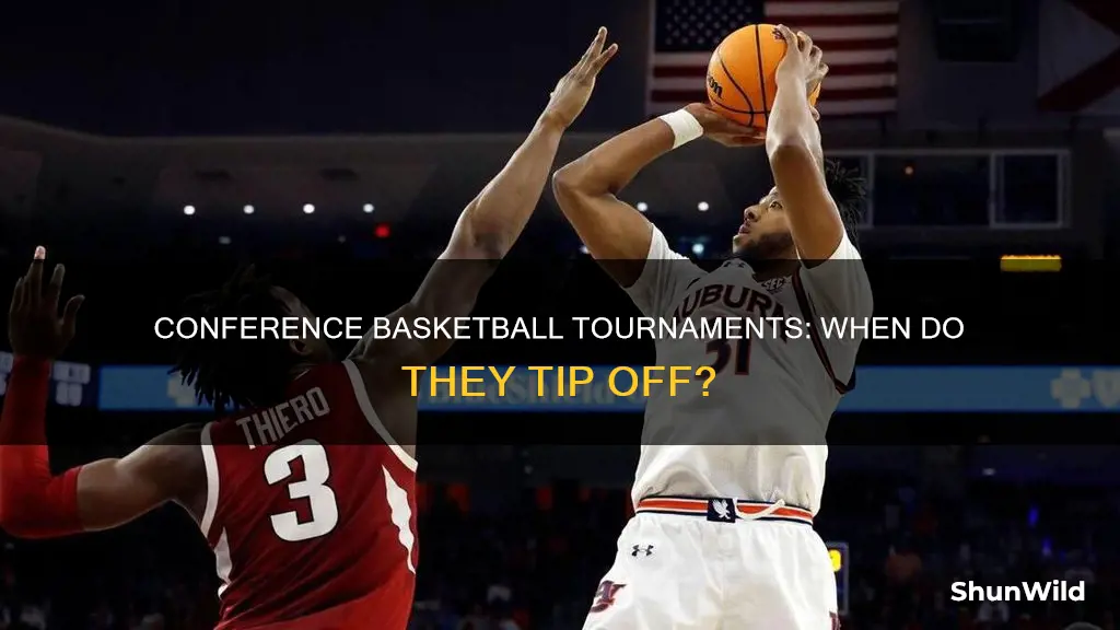 when do conference basketball tournaments start