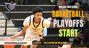 The Start of High School Basketball Playoffs